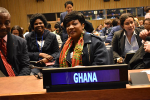 Gender and Social Protection Minister, Otiko Djaba at the 56th session of the United Nations