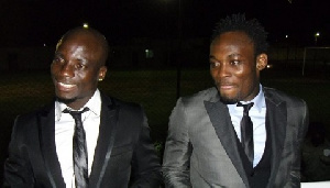 Stephen Appiah and Michael Essien