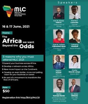 The third Africa Leadership Conference (MLC) will be held virtually from 16th to 17th of June 2021