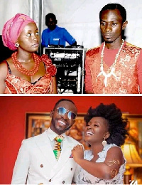 Okyeame Kwame and wife Annica