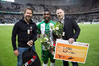 Aidoo has made seven appearances for the Swedish Allsvenskan side this season