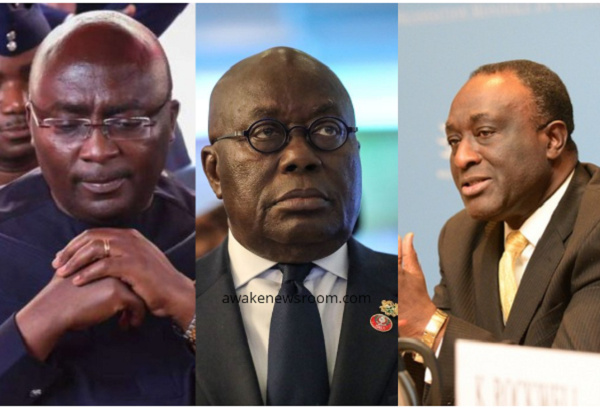 Mahamudu Bawumia, Nana Addo Dankwa Akufo-Addo and Alan Kyerematen