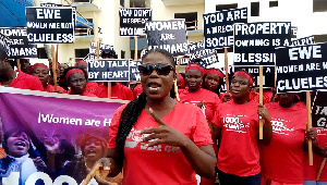 The women were led by Afia Pokua of Adom FM