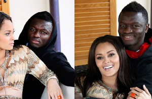 Menaye Donkor And Sulley Muntari 610x400