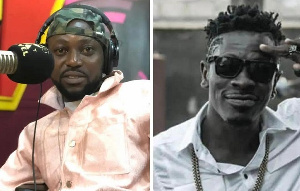 Yaa Pono (left) and Shatta Wale (right)