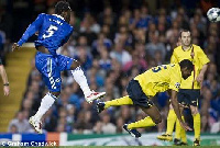 Essien scored against Barcelona in the 2009 Champions League