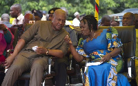 President Mahama and Jane Naana Opoku Agyemang