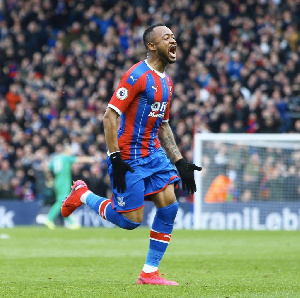 Crystal Palace forward Jordan Ayew