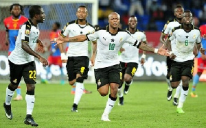 Black Stars jubilating