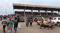 The Black Star Square was almost occupied with frustrated parents and students