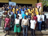 Participants at the forum in a group photograph