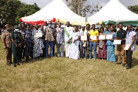 Some awardees at the 2021 Farmers Days celebration