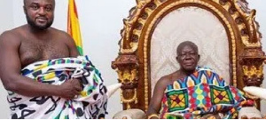 Businessman and Ashanti royal Barima Osei Mensah and Asantehene, Otumfuo Osei Tutu II