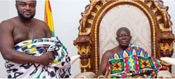 Businessman and Ashanti royal Barima Osei Mensah and Asantehene, Otumfuo Osei Tutu II