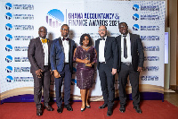 Executives and staff of Advans Ghana Savings in a photo