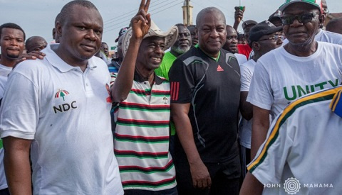 Former  President John Dramani Mahama and Some NDC Executives