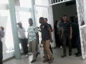 Suspects moving from Court premises