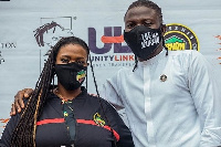 Dancehall musician Stonebwoy and Ayisha Modi