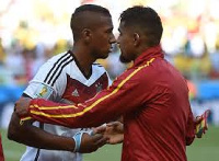 Kevin Prince Boateng and his brother Jerome Boateng