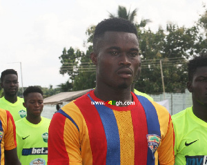 hearts of Oak striker, Kwadwo Obeng Jnr