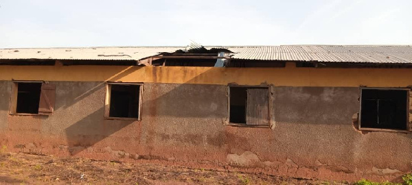 The dilapidated Bankpama school