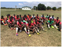 National U-15 male football team gearing up for intense training sections