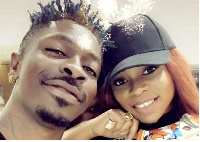 Shatta Wale and Michy during their happy times