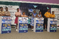 Some students participating in the maths competition