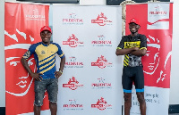 Frank Akuffo and Alexander Allotey, winners of PruRIde 2019