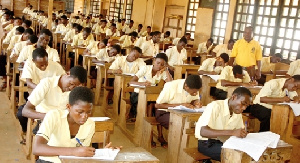 File photo: Students writing examination