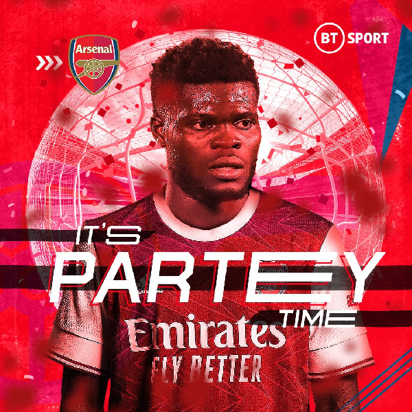 Arsenal midfielder Thomas Partey