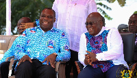 President Nana Addo Dankwa Akufo-Addo and Mathew Opoku Prempeh