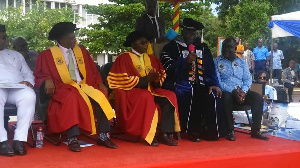 Professor Elvis Nyarko, the Vice-Chancellor of RMU with management team