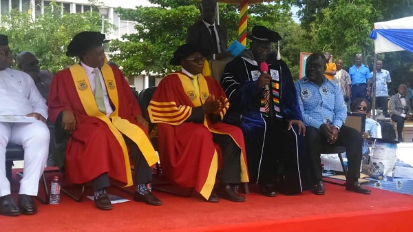 Professor Elvis Nyarko, the Vice-Chancellor of RMU with management team