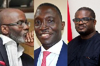 Gabby Asare-Otchere Darko, Kofi-Osafo-Maafo and Charles Adu Boahene (L-R)