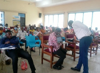 Some participants at the one-day workshop