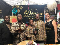 The cocoa farmers had the opportunity to visit the Trafalgar Square