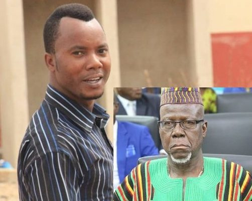 Edward Adeti, journalist at Starr FM (left) and Rockson Bukari, Minister of State at the Presidency