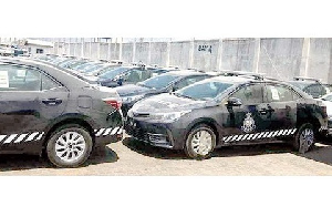 Police vehicles (file photo)