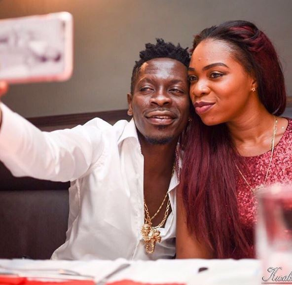 Shatta Wale and his wife