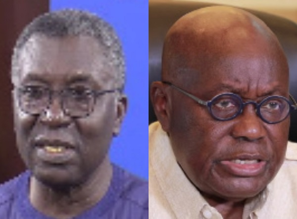 Prof. Kwabena Frimpong-Boateng (left), Nana Addo Dankwa Akufo-Addo (right)