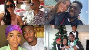 A Photo Of Some Wives, Girlfriends Of Black Stars Players Gh