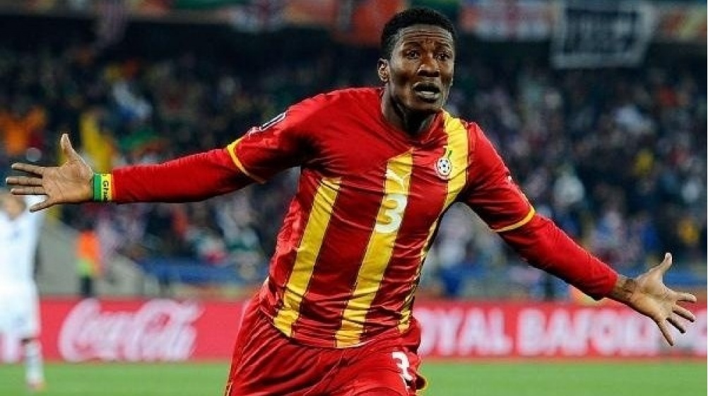 Asamoah Gyan is the all-time top scorer for Ghana with 51 goals