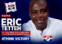 Eric Tetteh wants to be a Parliamentary candidate