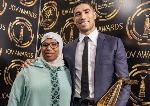 Achraf Hakimi and his mother