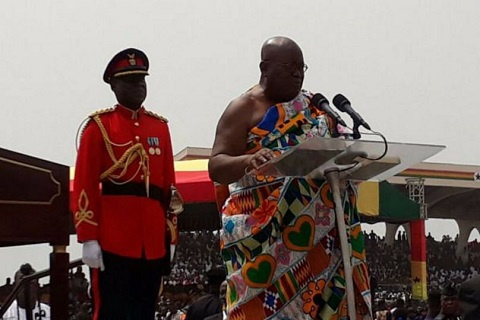 The President has received a backlash from Ghanaians for reading a plagiarized inaugural speech