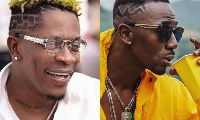 Dancehall ariste, Shatta Wale and rapper Joint 77