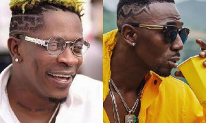 Dancehall ariste, Shatta Wale and rapper Joint 77