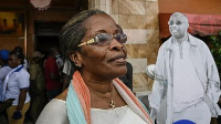 Jeannette Koudou, Laurent Gbagbo's sister, has just returned to Abidjan from exile