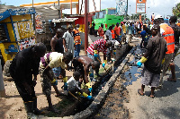 Desilting of drains - File photo